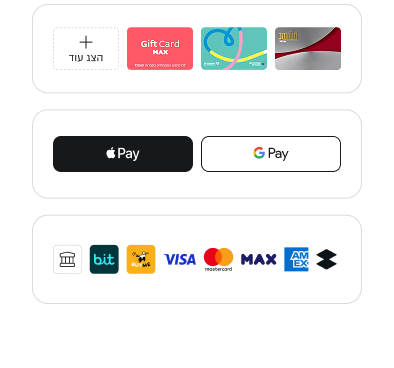 All payment methods
