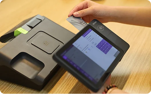 inserting card from the top